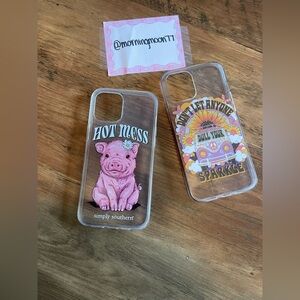 Simply Southern Clear Phone Case - Pink Pig Design for iPhone 12 Pro Max